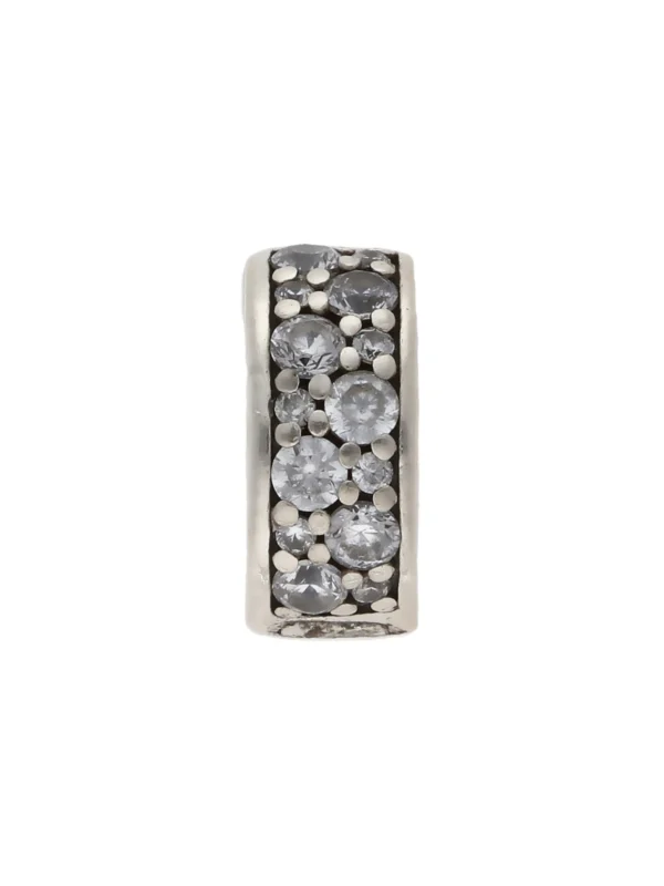 William May Pandora Silver Cubic Zirconia Clip Charm