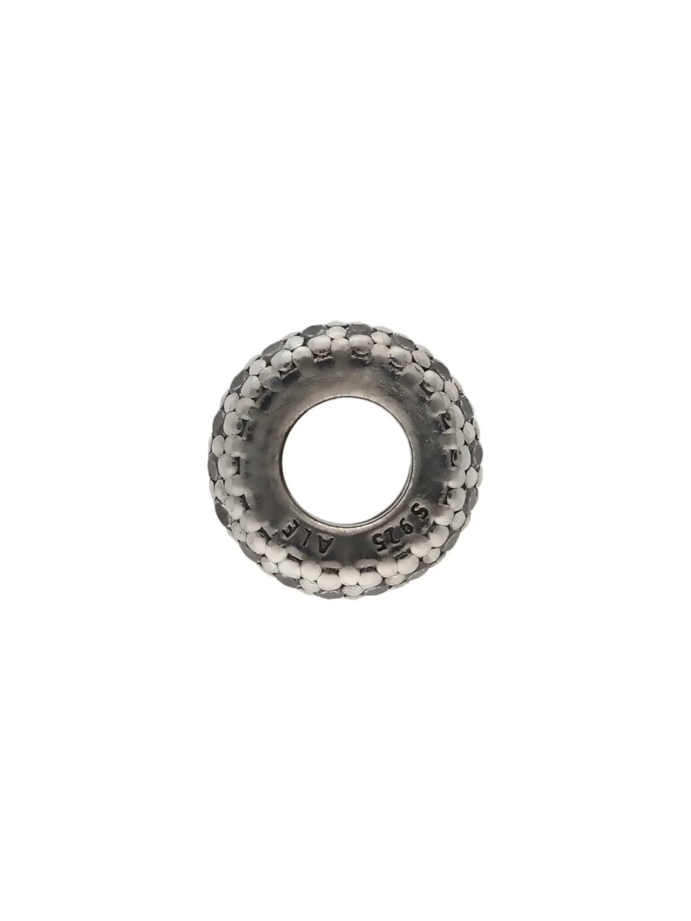 William May Pandora Silver Cubic Zirconia Slim Spacer Charm, view 2