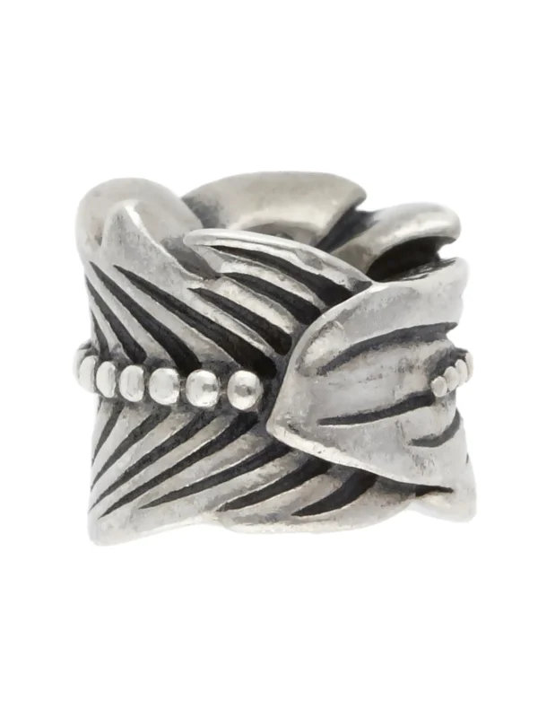 William May Pandora Silver Leaf Charm