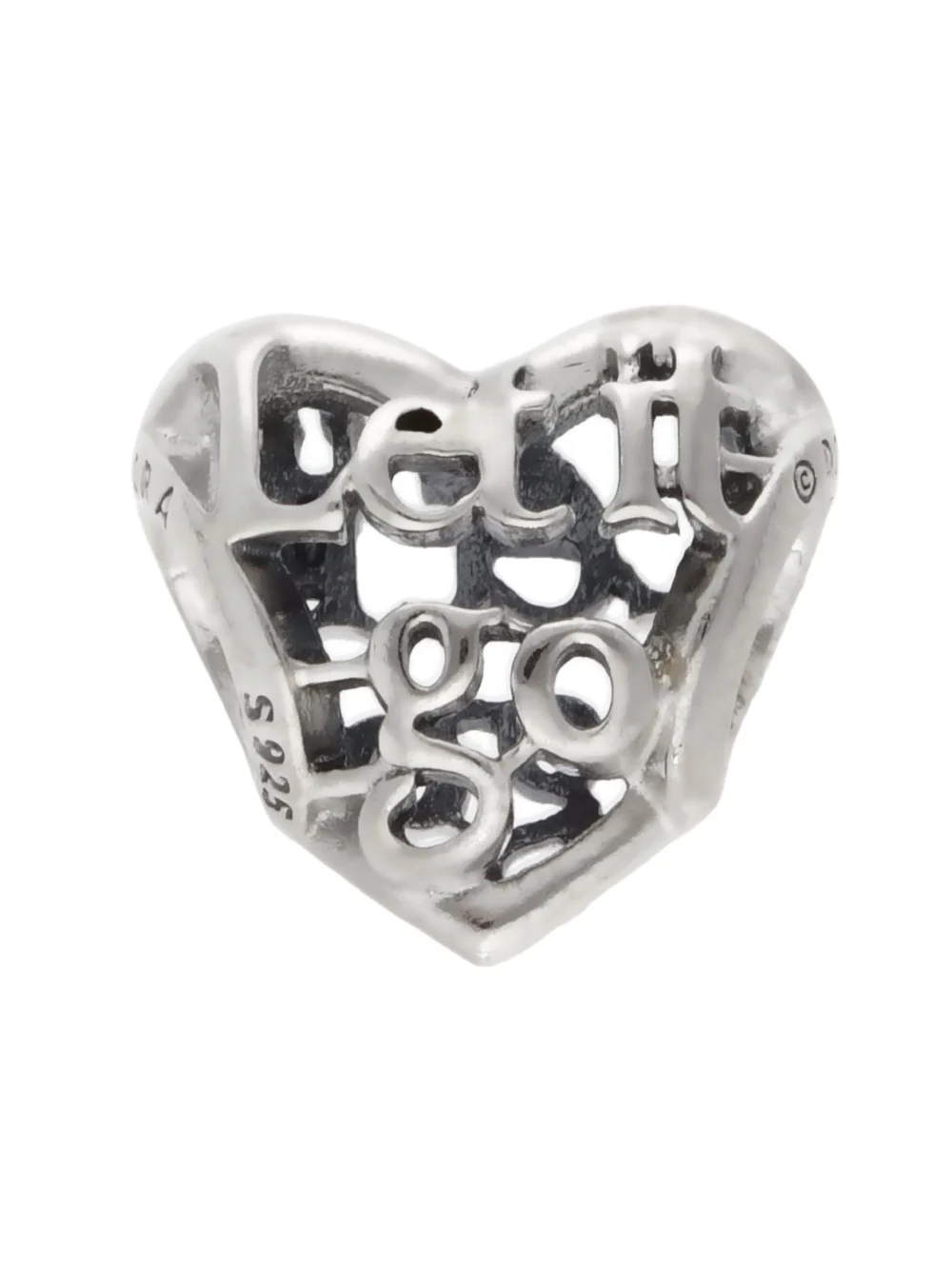William May Pandora Silver Let It Go Heart Charm