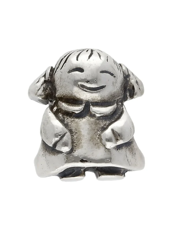 William May Pandora Silver Little Girl Charm