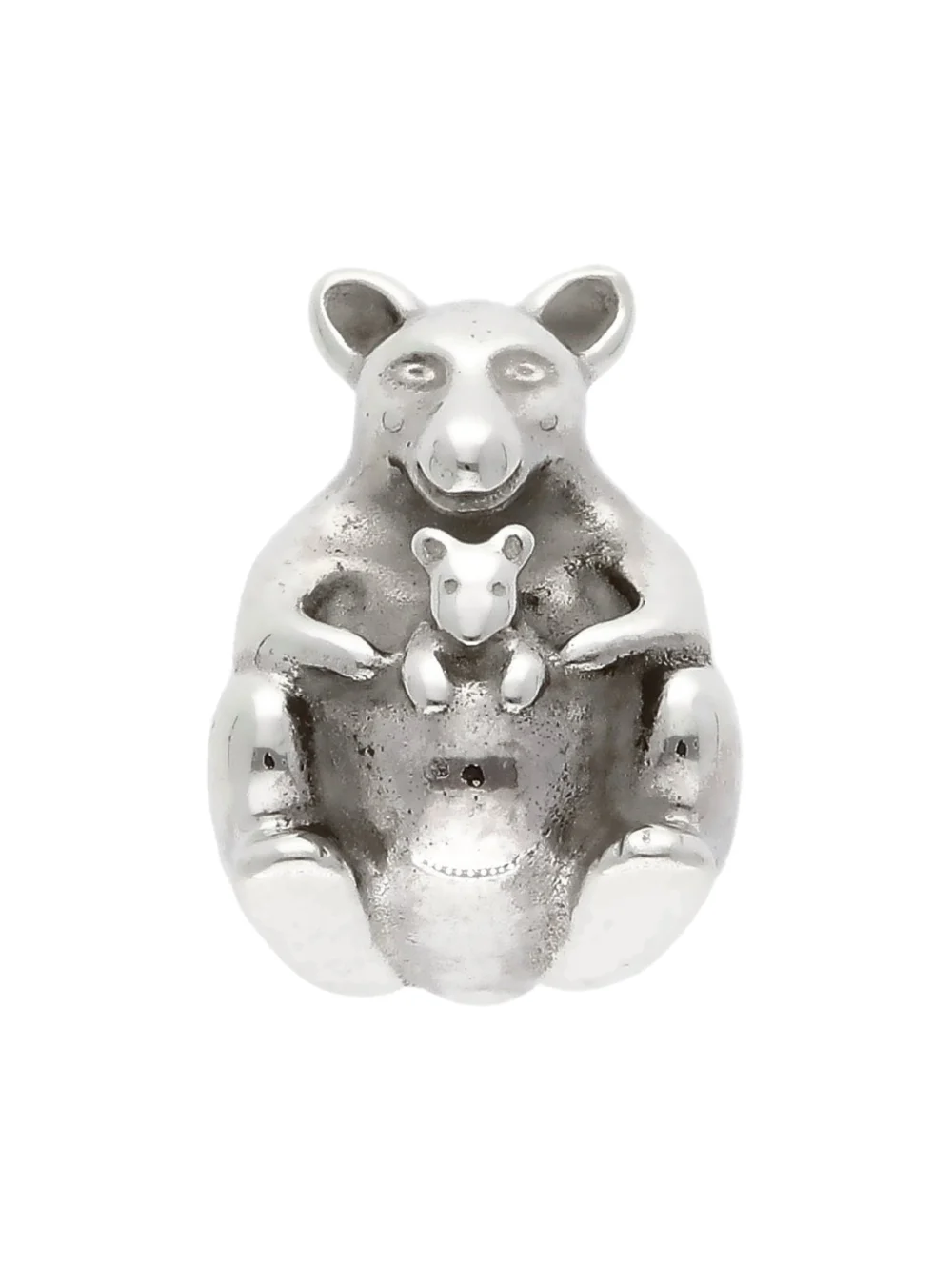 William May Pandora Silver Parent & Baby Kangaroo Charm