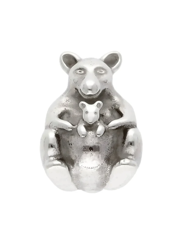 William May Pandora Silver Parent & Baby Kangaroo Charm
