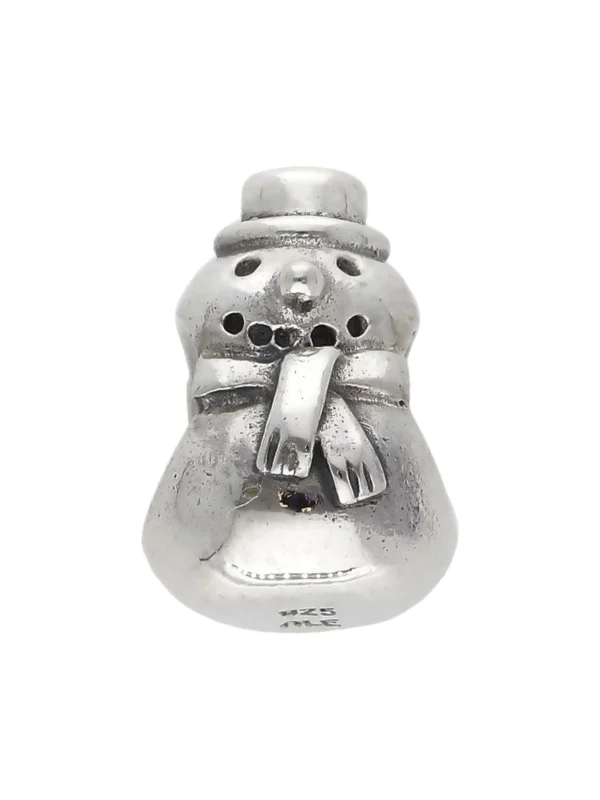 William May Pandora Silver Snowman Charm