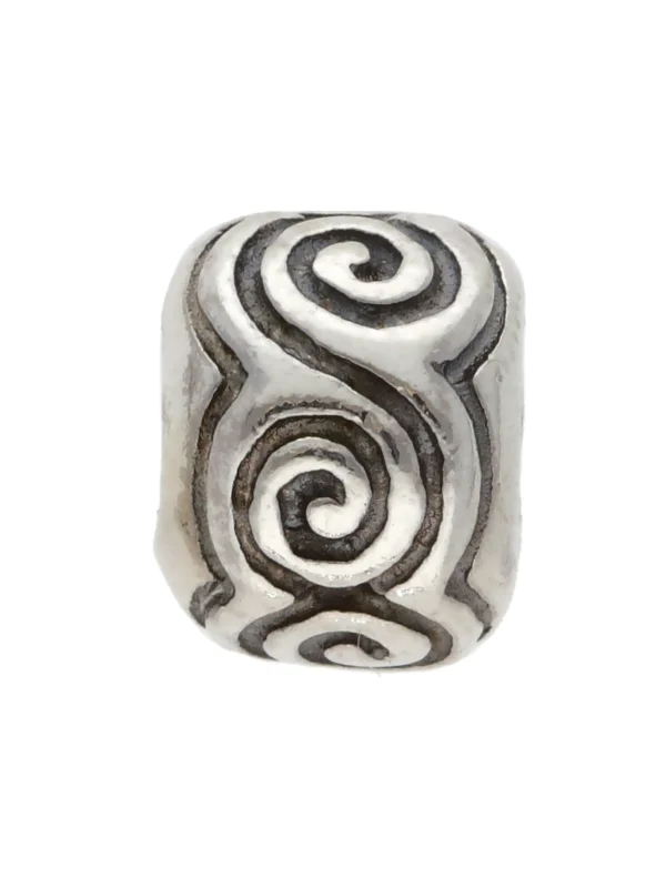 William May Pandora Silver Swirl Charm