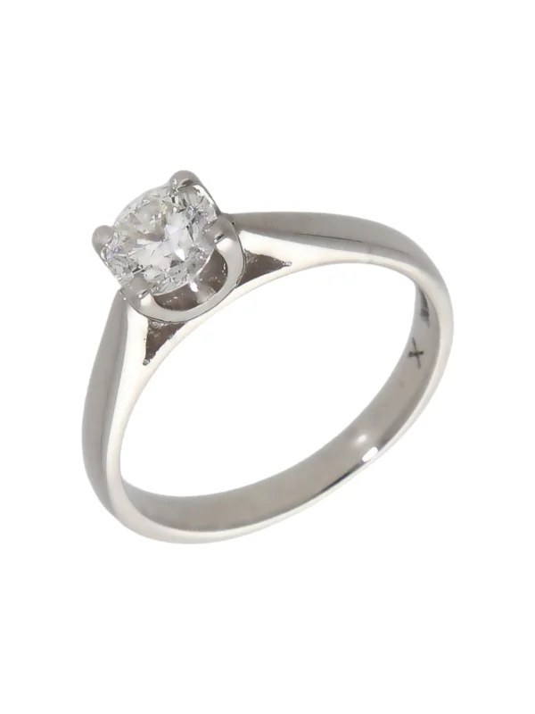 William May Platinum 0.48ct Diamond Solitaire Ring