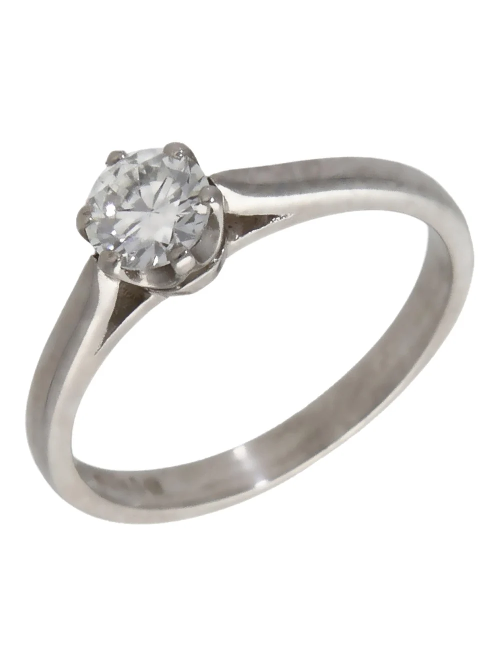 William May Platinum 0.50ct Diamond Solitaire Ring