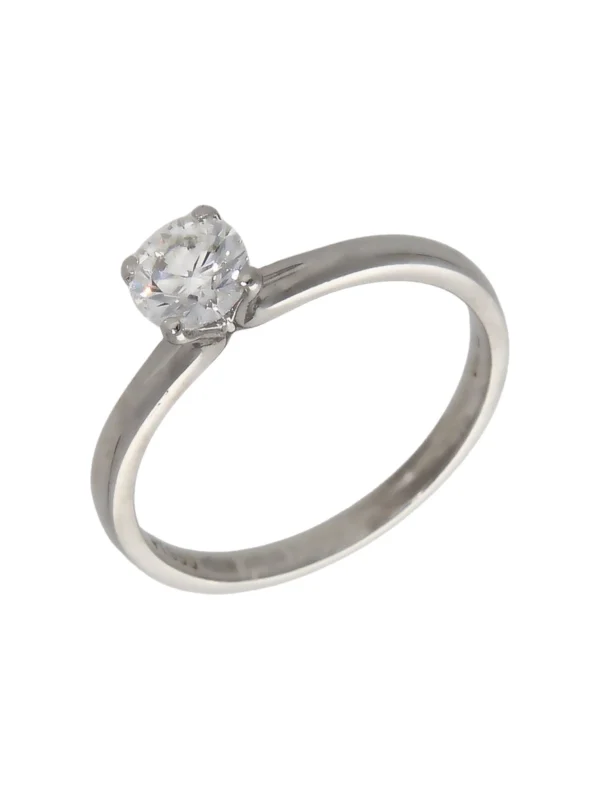 William May Platinum 0.53ct Diamond Solitaire Ring