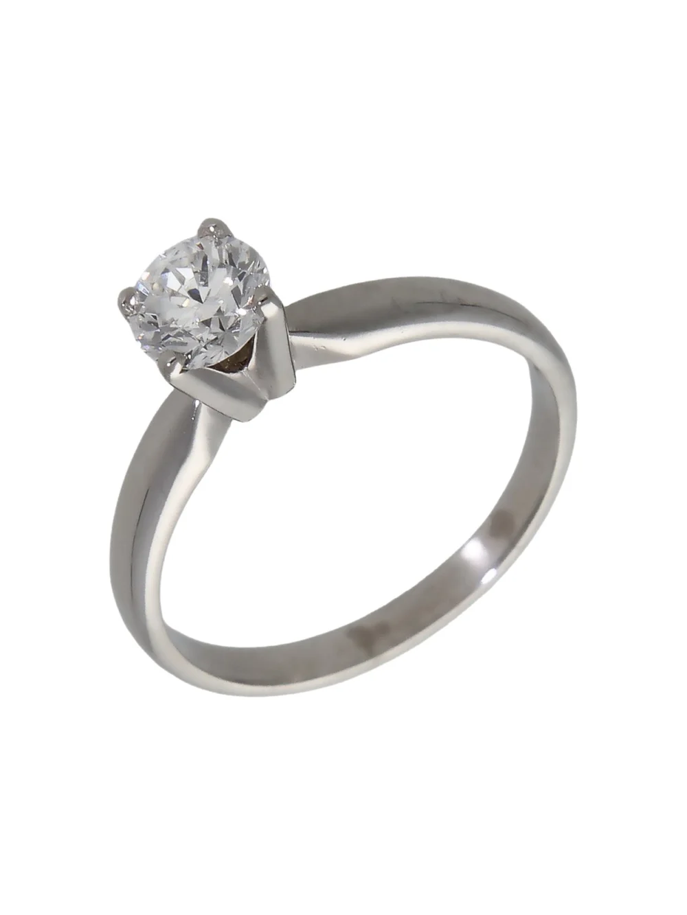 William May Platinum 0.73ct Vvs1 Diamond Solitaire Ring