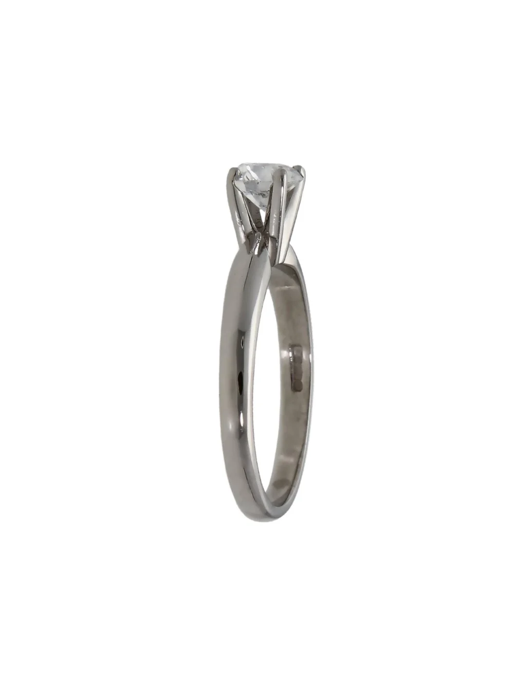 William May Platinum 0.73ct Vvs1 Diamond Solitaire Ring, view 4