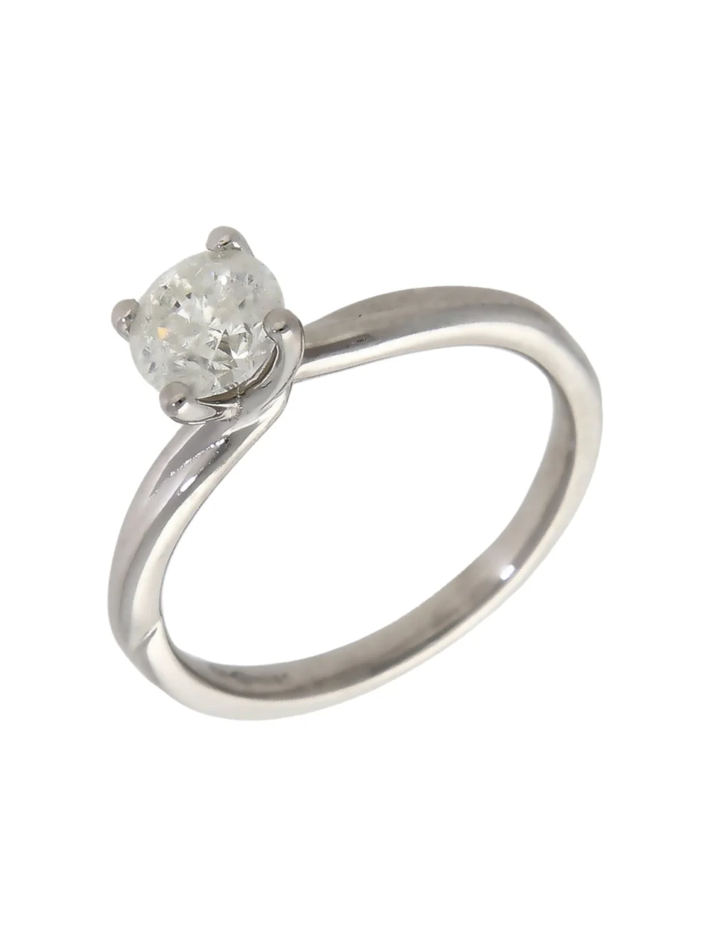 William May Platinum 0.92ct Diamond Solitaire Ring