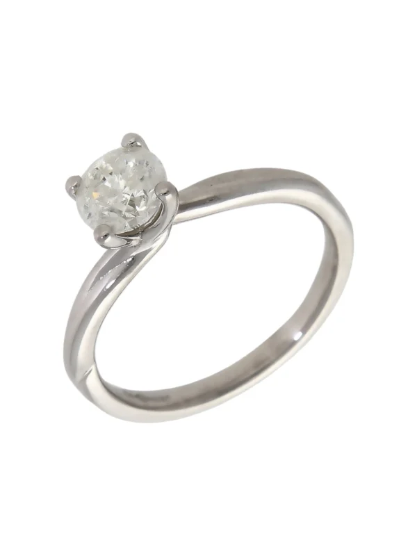 William May Platinum 0.92ct Diamond Solitaire Ring