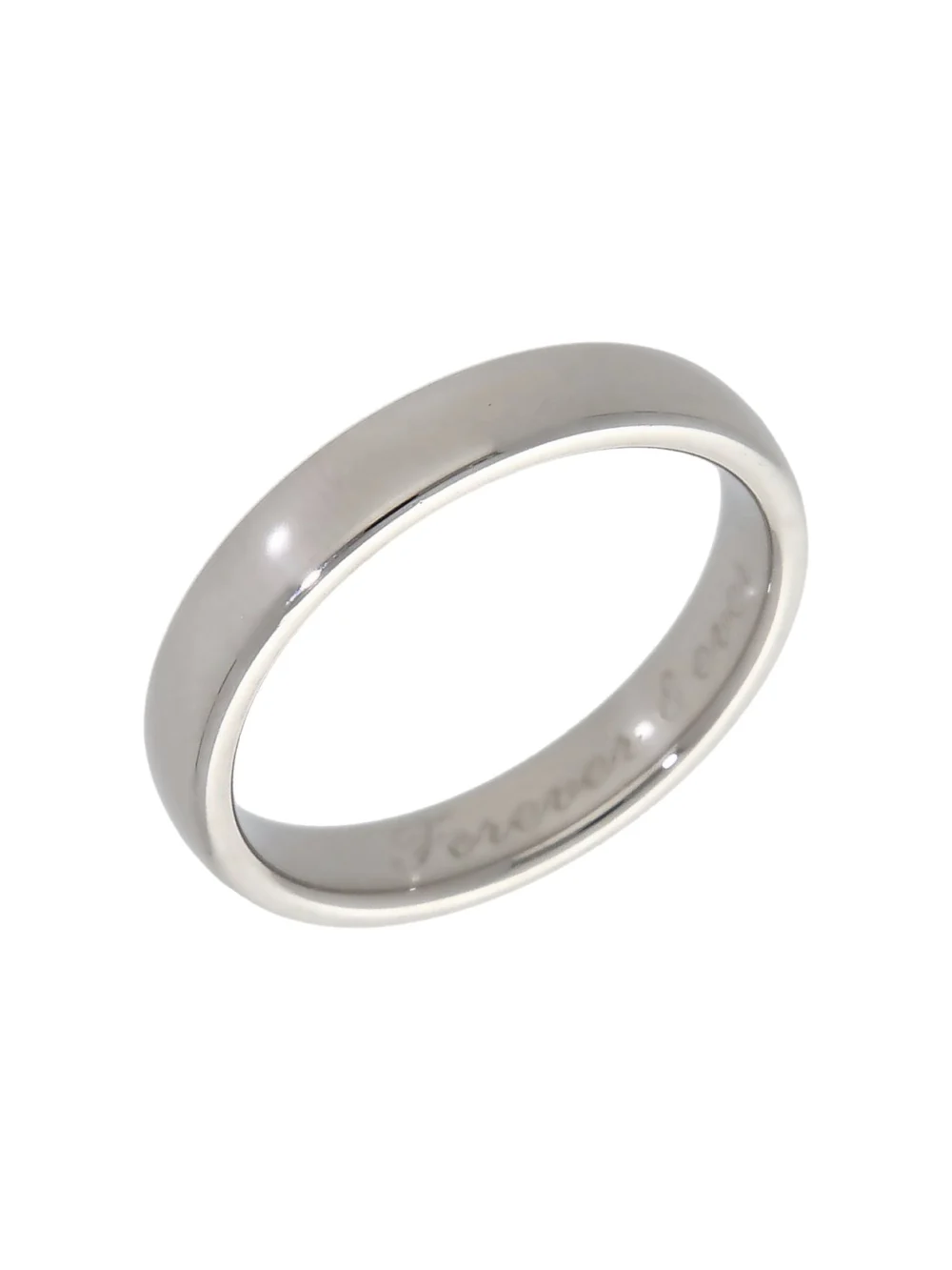 William May Platinum 4mm Wedding Band Ring