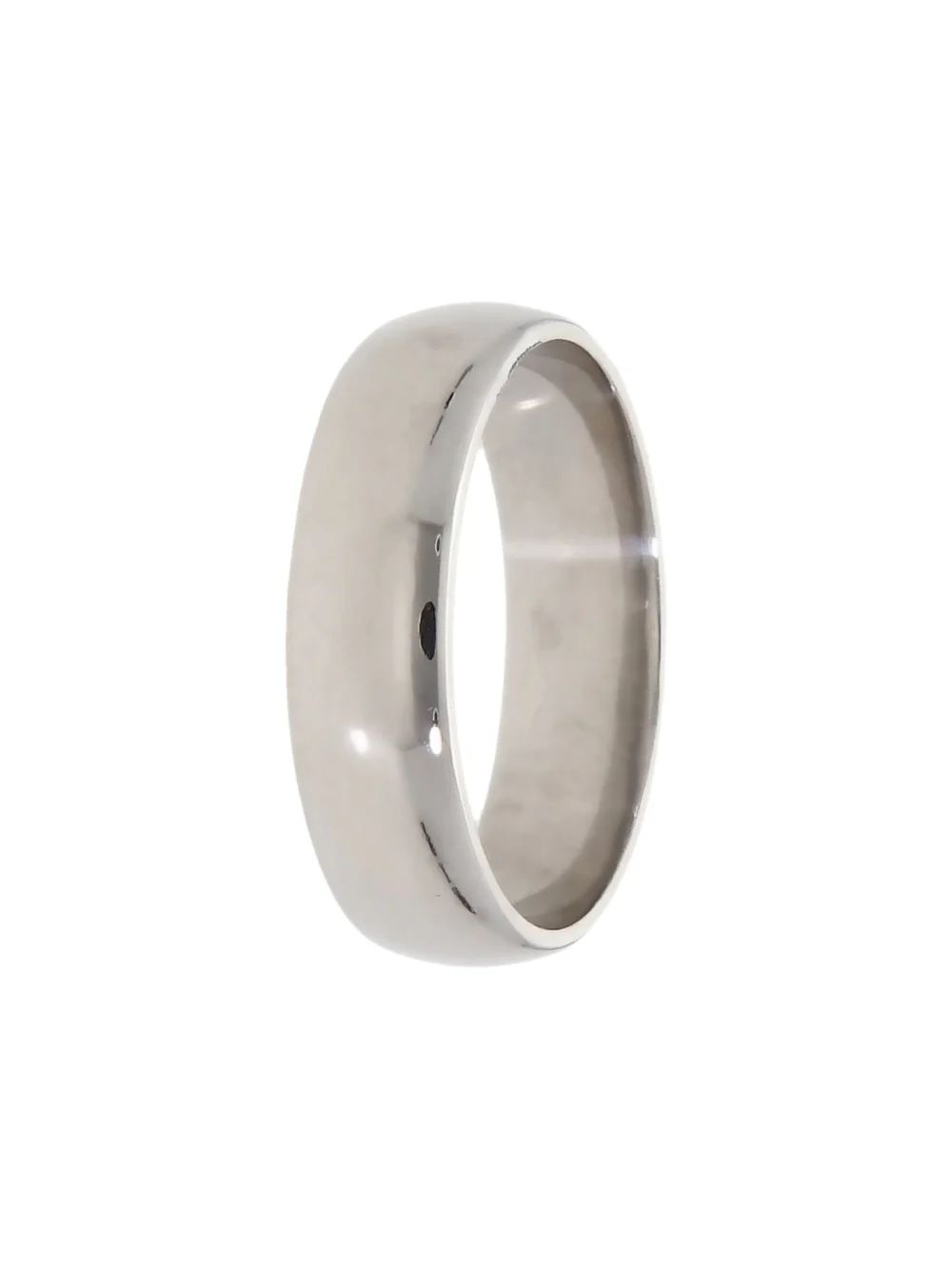 William May Platinum 5mm Wedding Band Ring, view 2