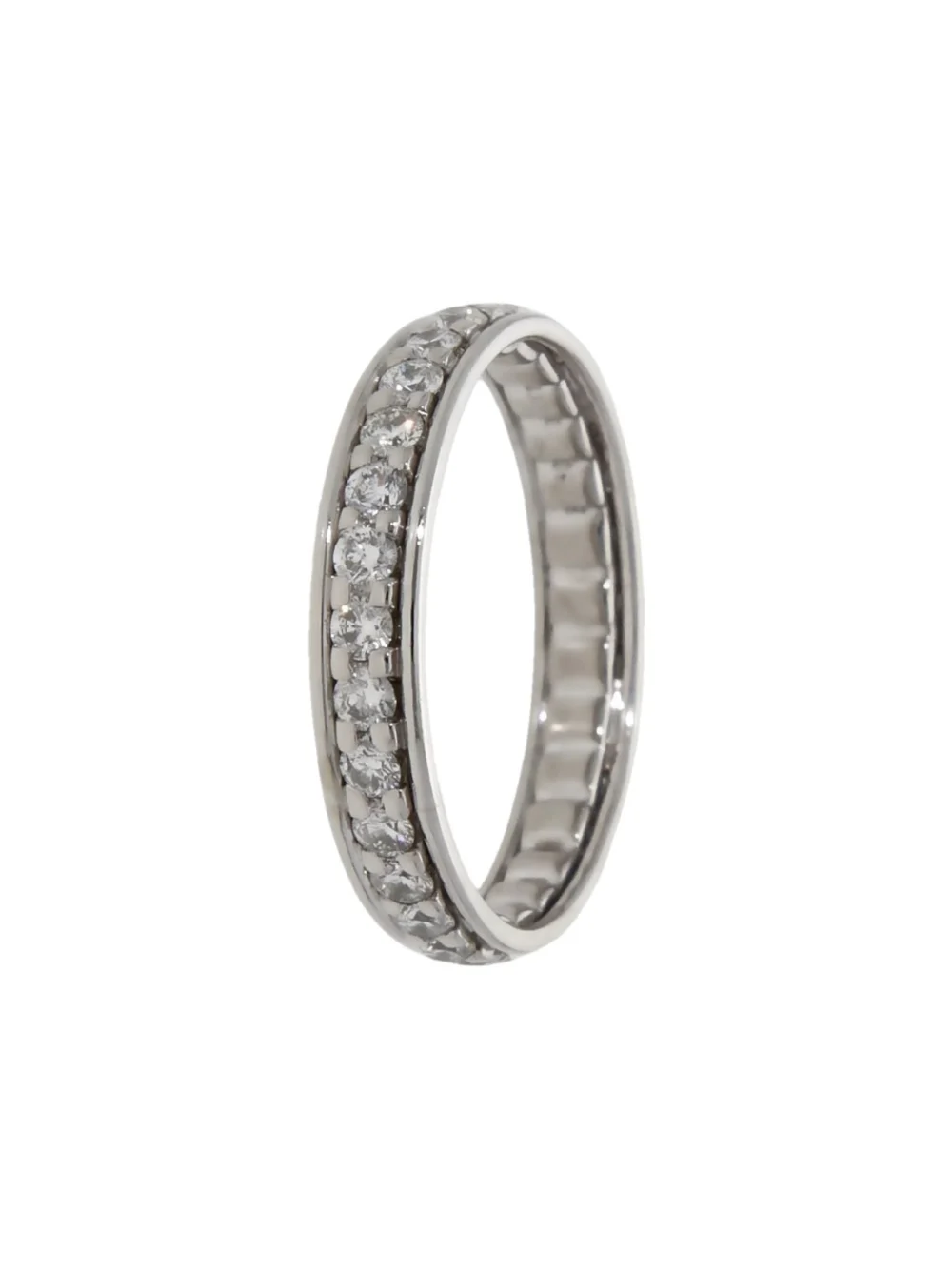 William May Platinum Diamond Full Eternity Band Ring, view 2