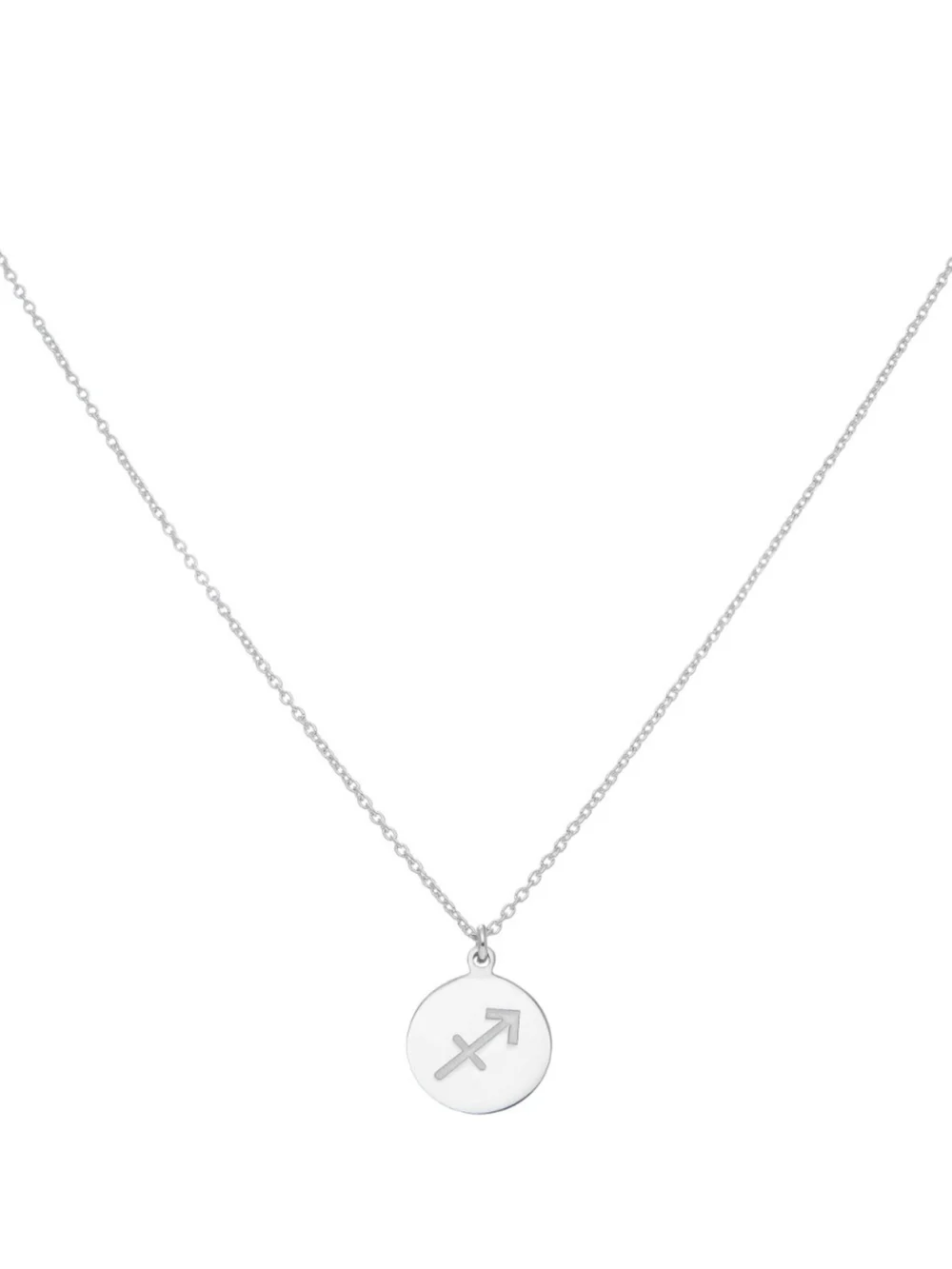 William May Silver Sagittarius Constellation Cubic Zirconia Pendant & Chain, view 4