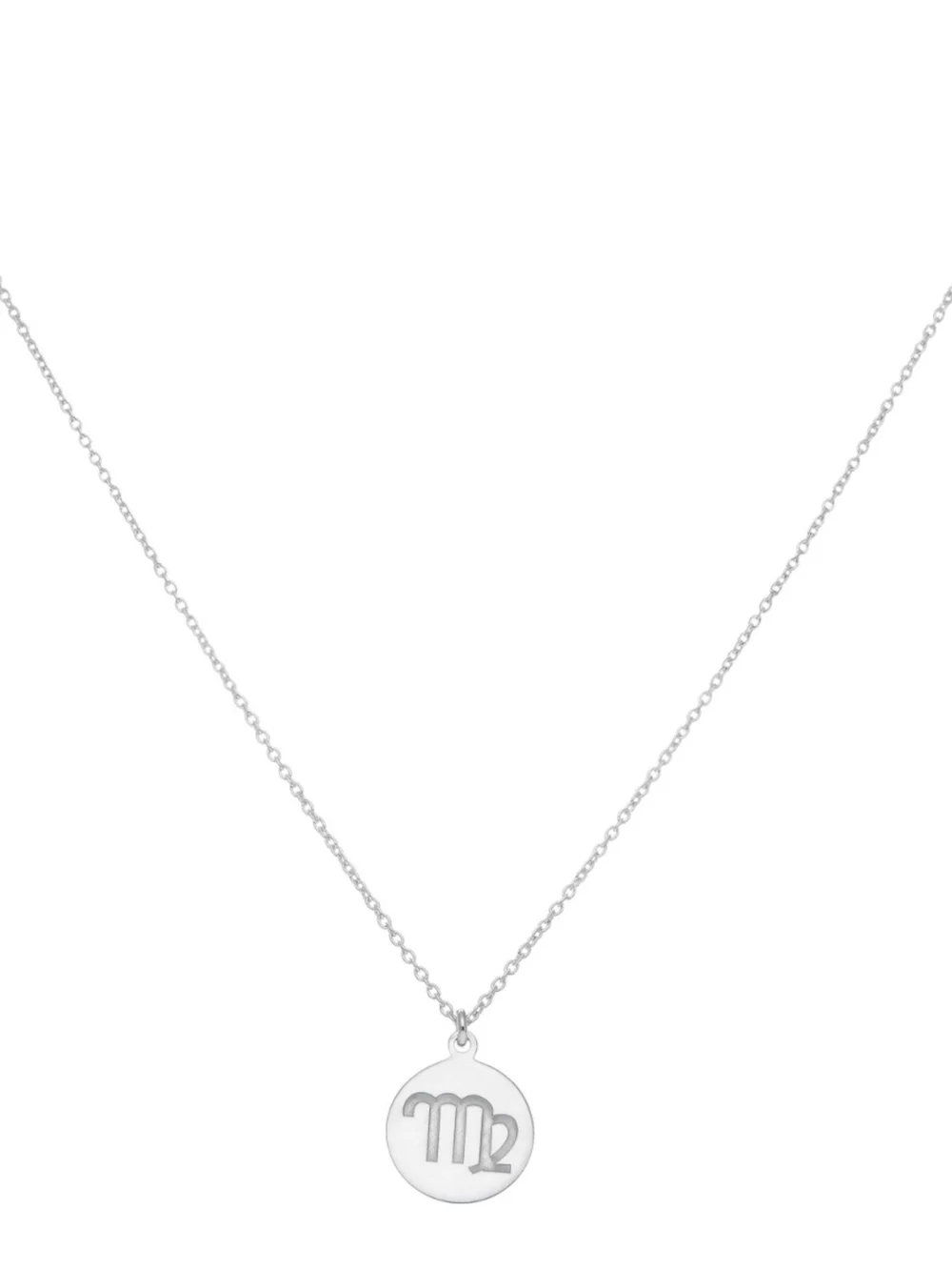 William May Silver Virgo Horoscope Pendant & Chain, view 3