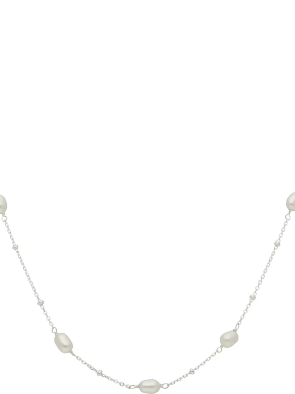 William May Sterling Silver 16-18" Freshwater Cultured Pearl Necklace