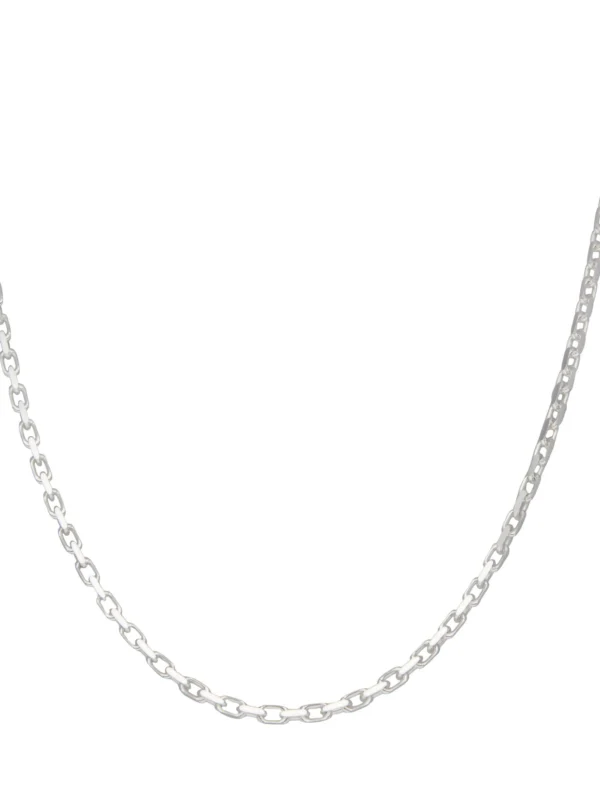 William May Sterling Silver 18" Diamond-Cut Belcher Chain Necklace