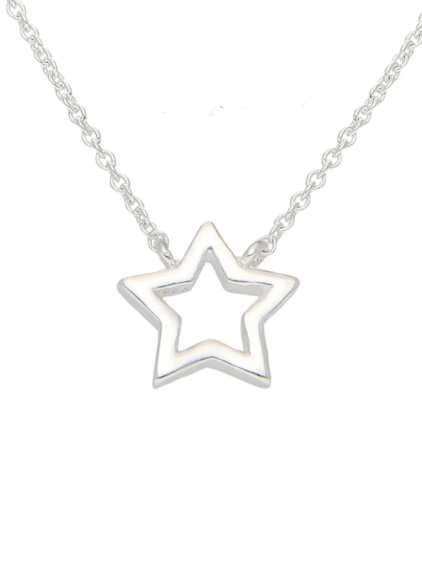 William May Sterling Silver 18" Star Necklace