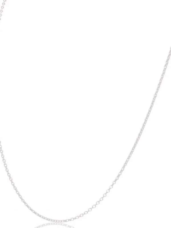 William May Sterling Silver 24 Inch Rolo Link Belcher Style Necklace