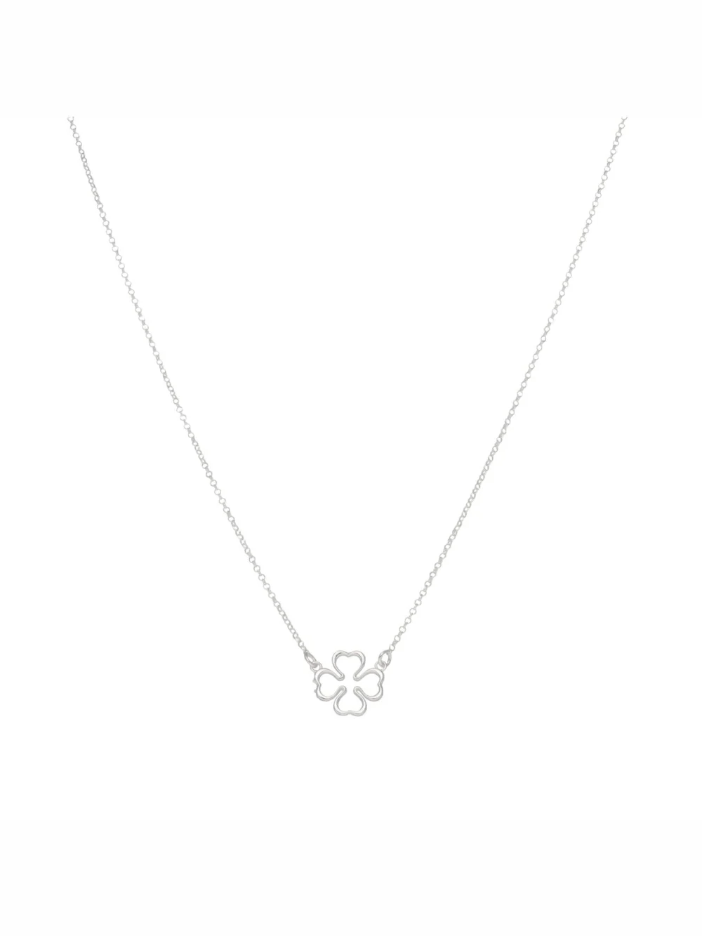 William May Sterling Silver 4 Leaf Clover Necklace