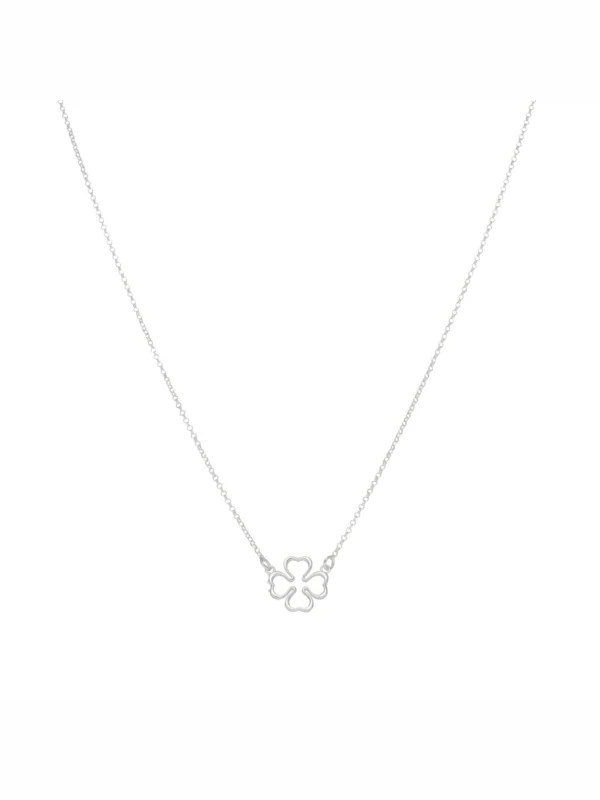 William May Sterling Silver 4 Leaf Clover Necklace