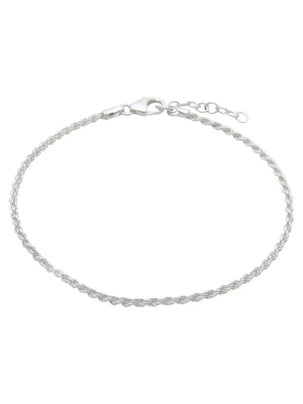 William May Sterling Silver 7.5 Inch Rope Bracelet