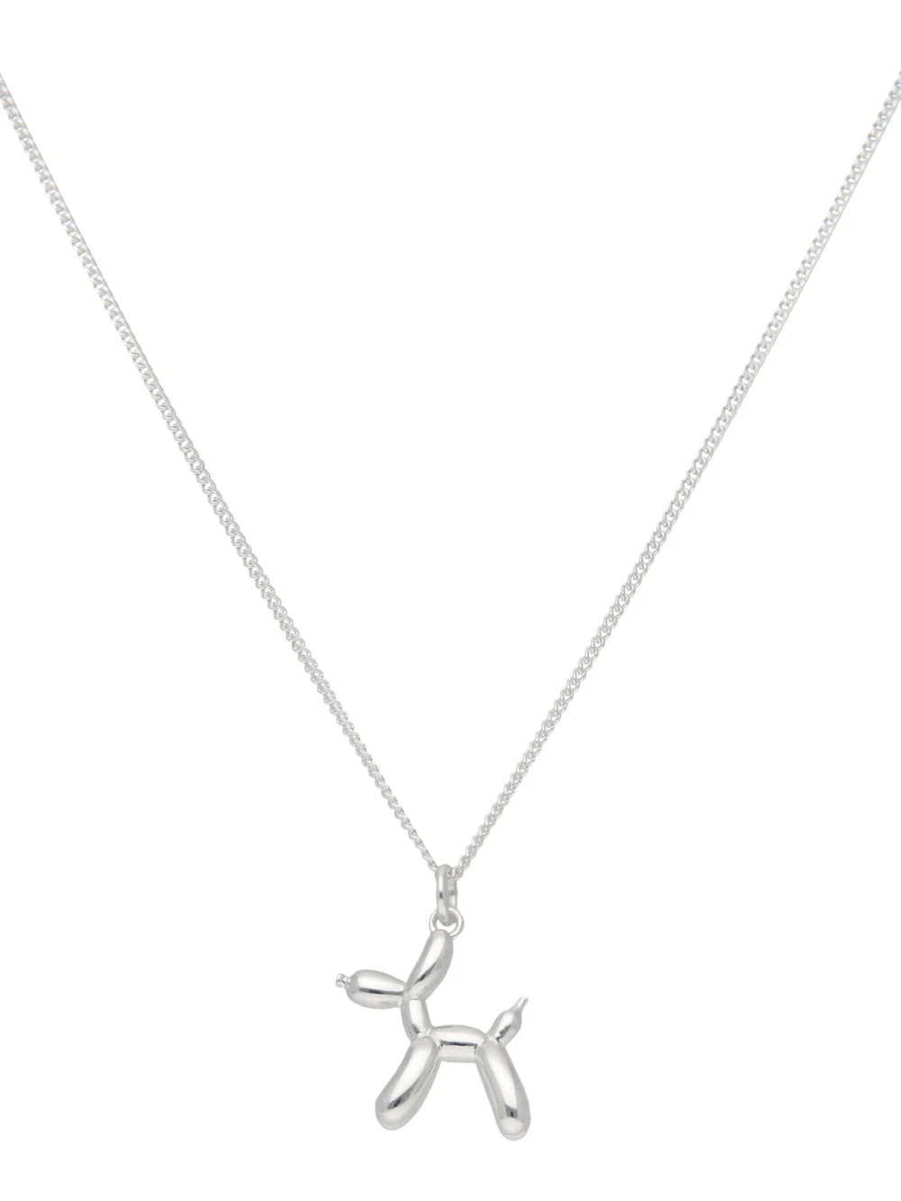 William May Sterling Silver Balloon Dog Pendant & 16" Necklace, view 2