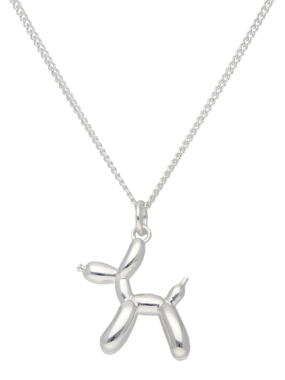 William May Sterling Silver Balloon Dog Pendant & 16" Necklace, view 3
