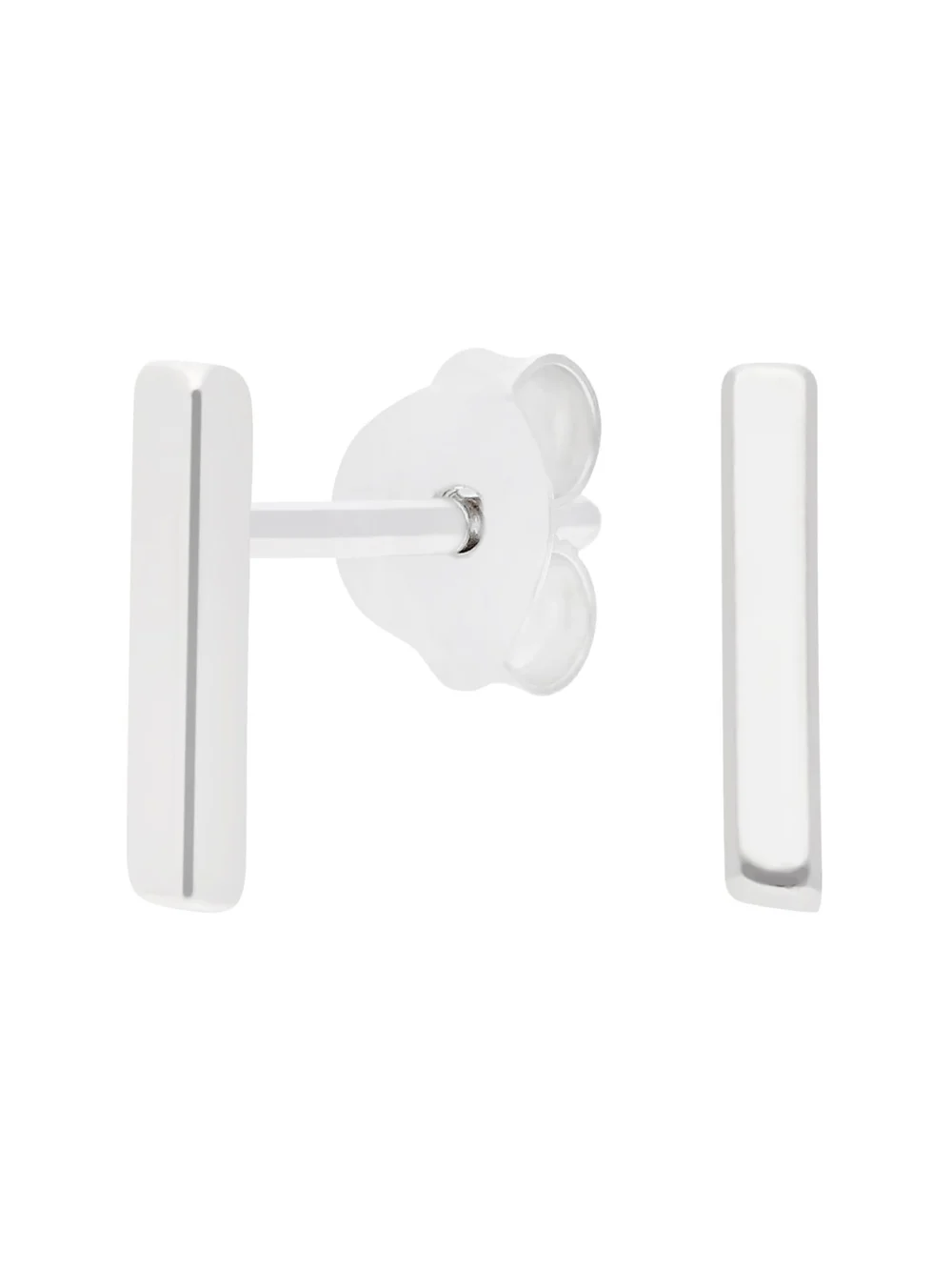 William May Sterling Silver Bar Stud Earrings