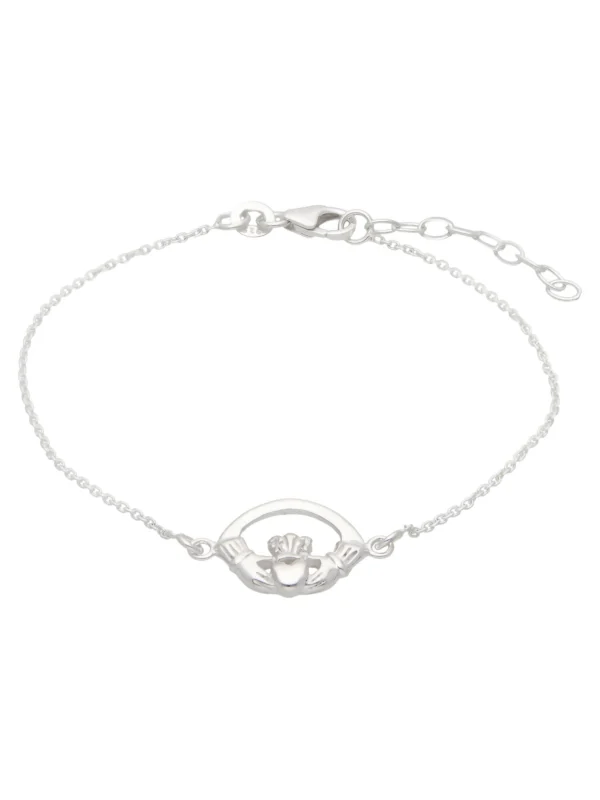 William May Sterling Silver Claddagh Bracelet