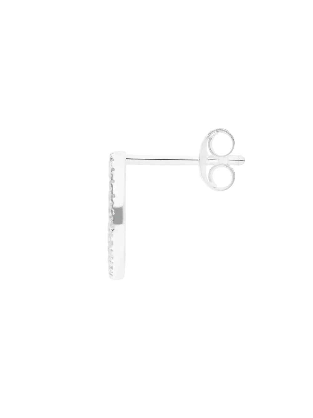 William May Sterling Silver Cubic Zirconia Circle Stud Earrings, view 2