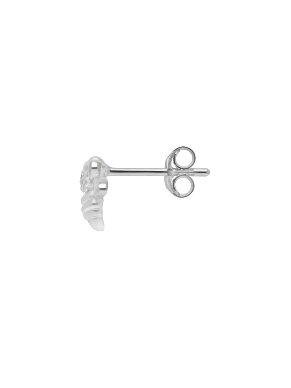 William May Sterling Silver Cubic Zirconia Manchester Bee Stud Earrings, view 2