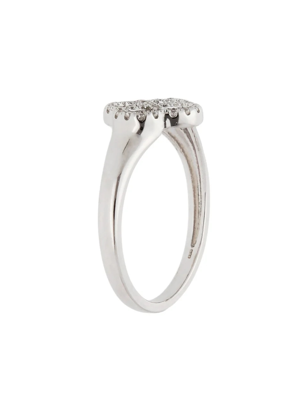 William May Sterling Silver Cubic Zirconia Sunburst Petal Ring, view 2