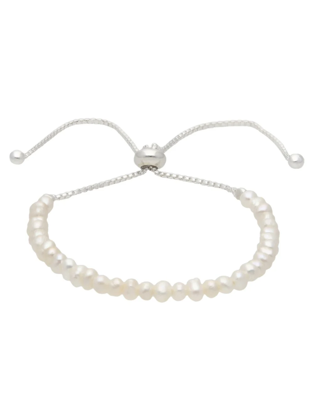 William May Sterling Silver Cultured Freshwater Pearl Toggle Bracelet
