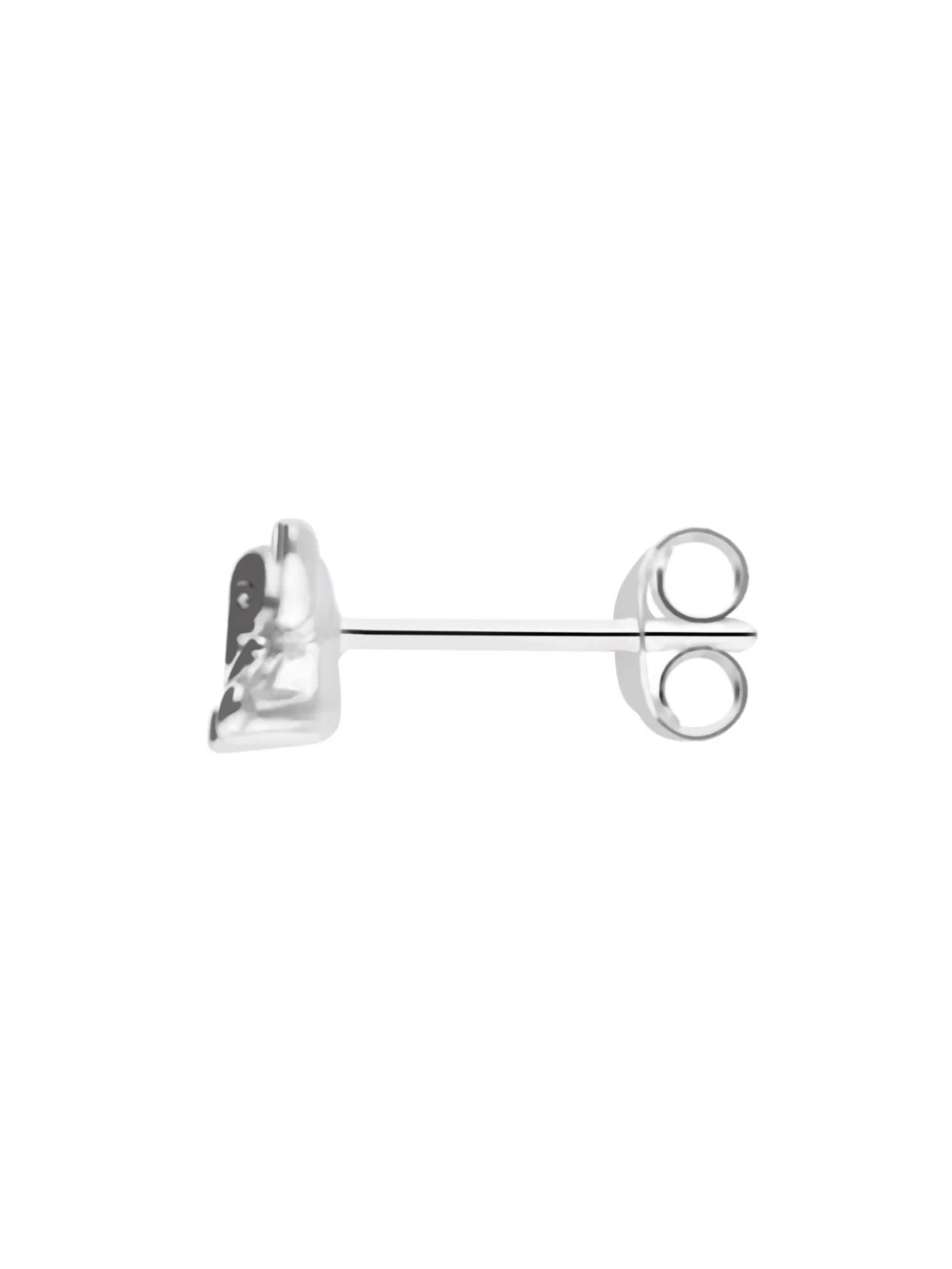 William May Sterling Silver Cute Sitting Elephant Stud Earrings, view 2