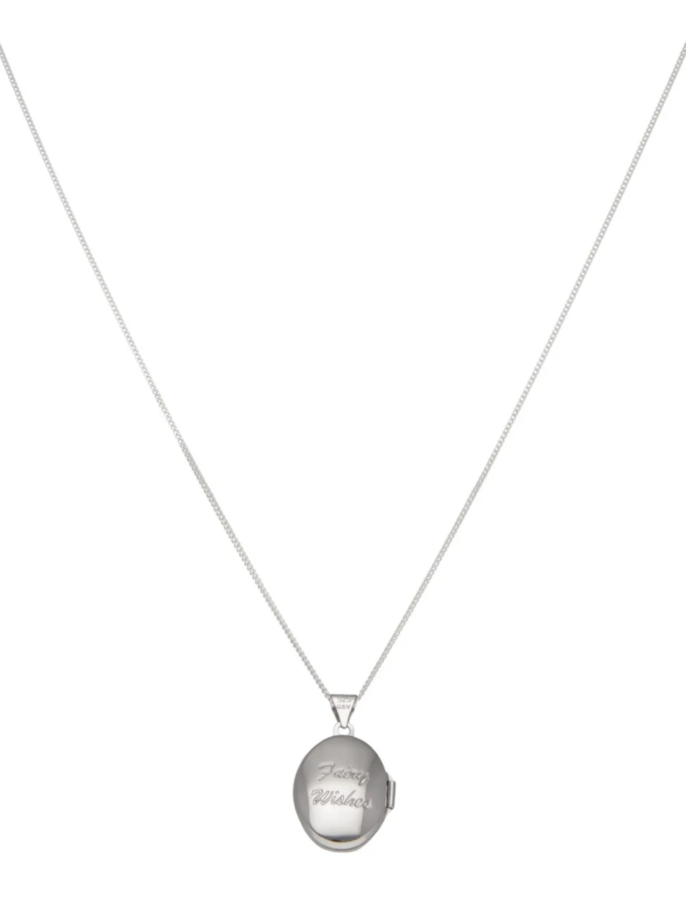 William May Sterling Silver Fairy Wishes Locket & 16" Chain Necklace, view 3