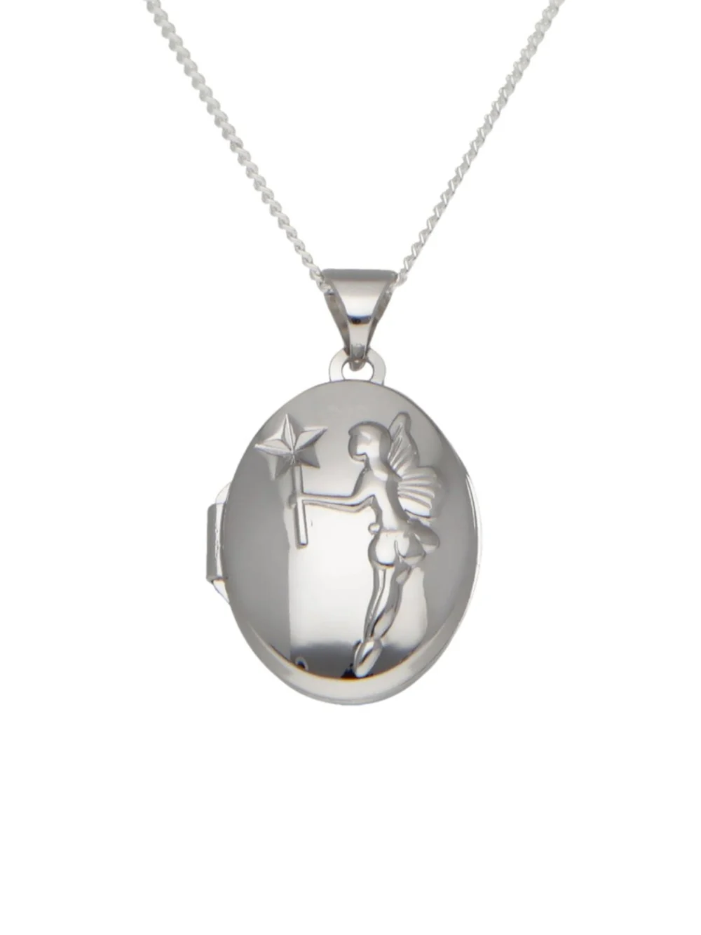 William May Sterling Silver Fairy Wishes Locket & 16" Chain Necklace, view 4