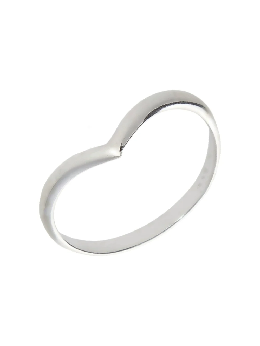 William May Sterling Silver Half Wishbone Ring