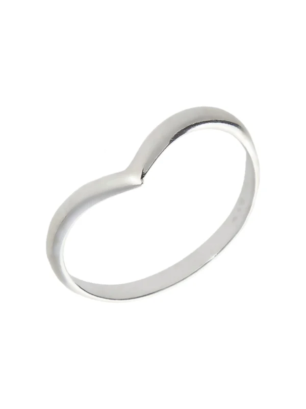 William May Sterling Silver Half Wishbone Ring