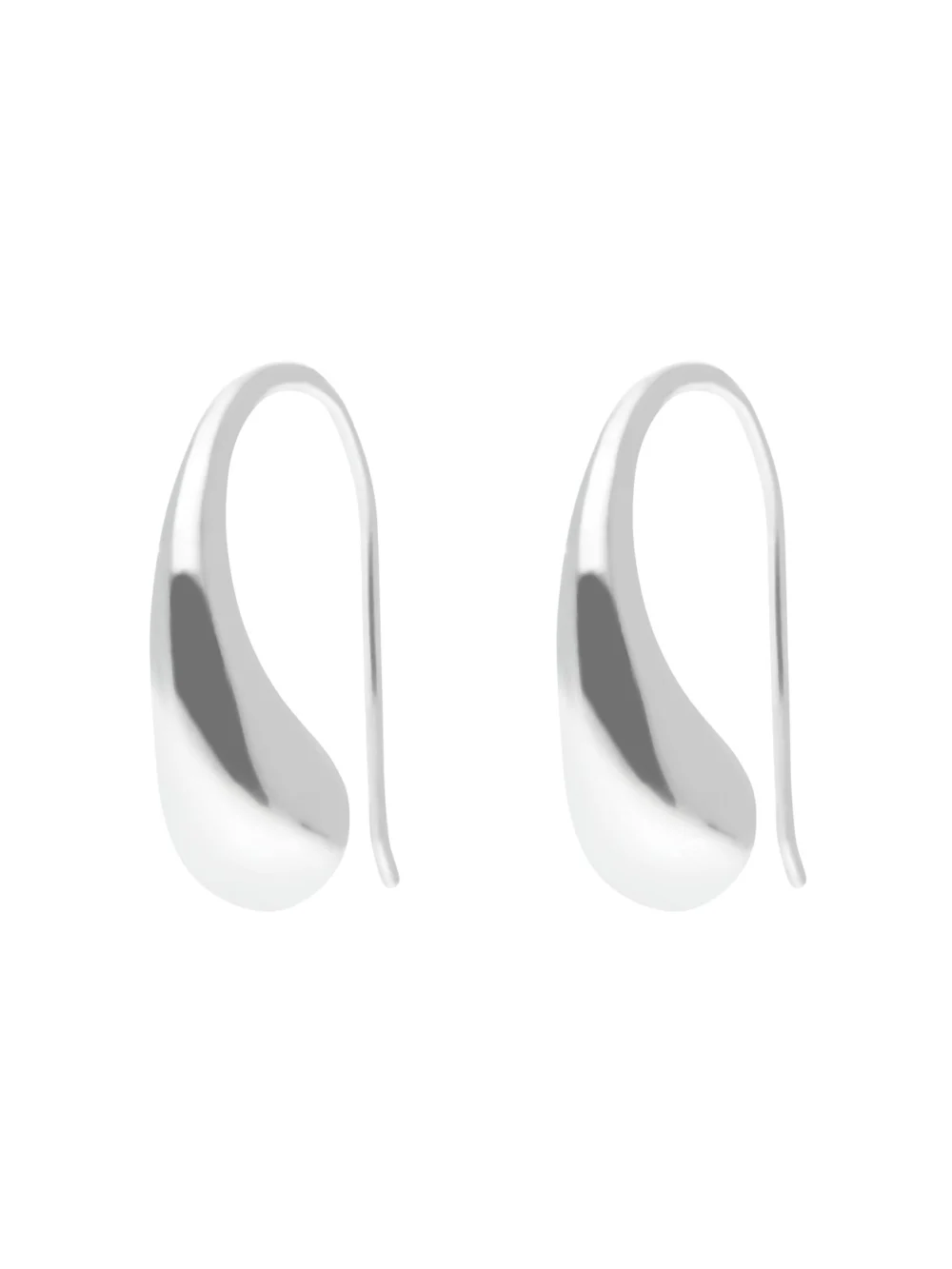 William May Sterling Silver Hook Through Classic Drop Earrings
