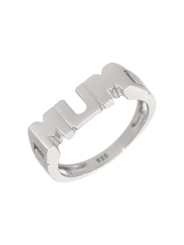 William May Sterling Silver Mum Ring