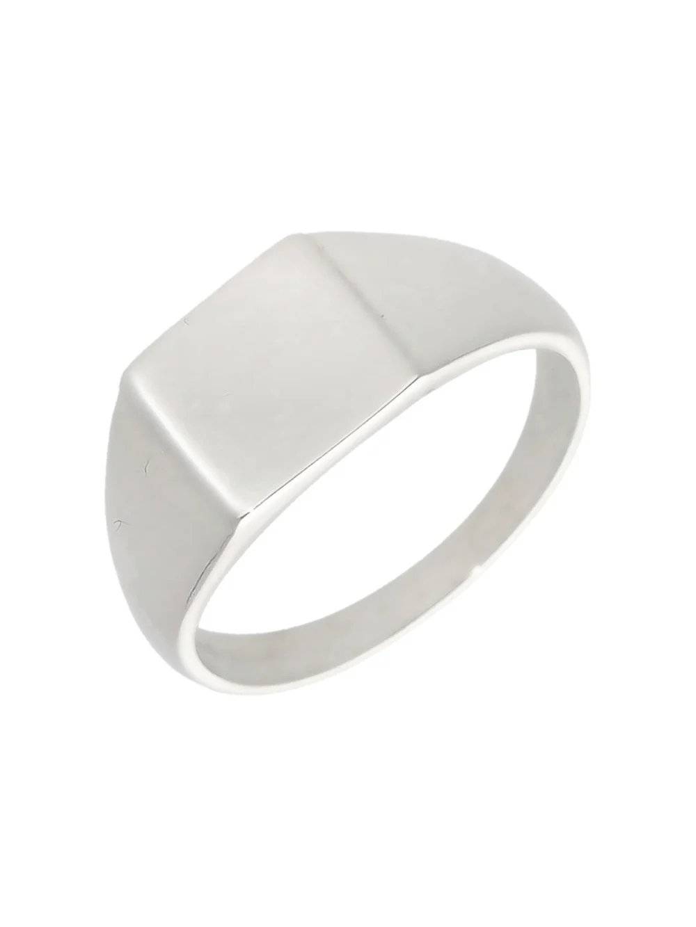 William May Sterling Silver Square Signet Ring
