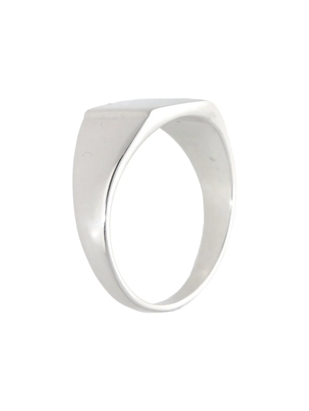 William May Sterling Silver Square Signet Ring, view 2