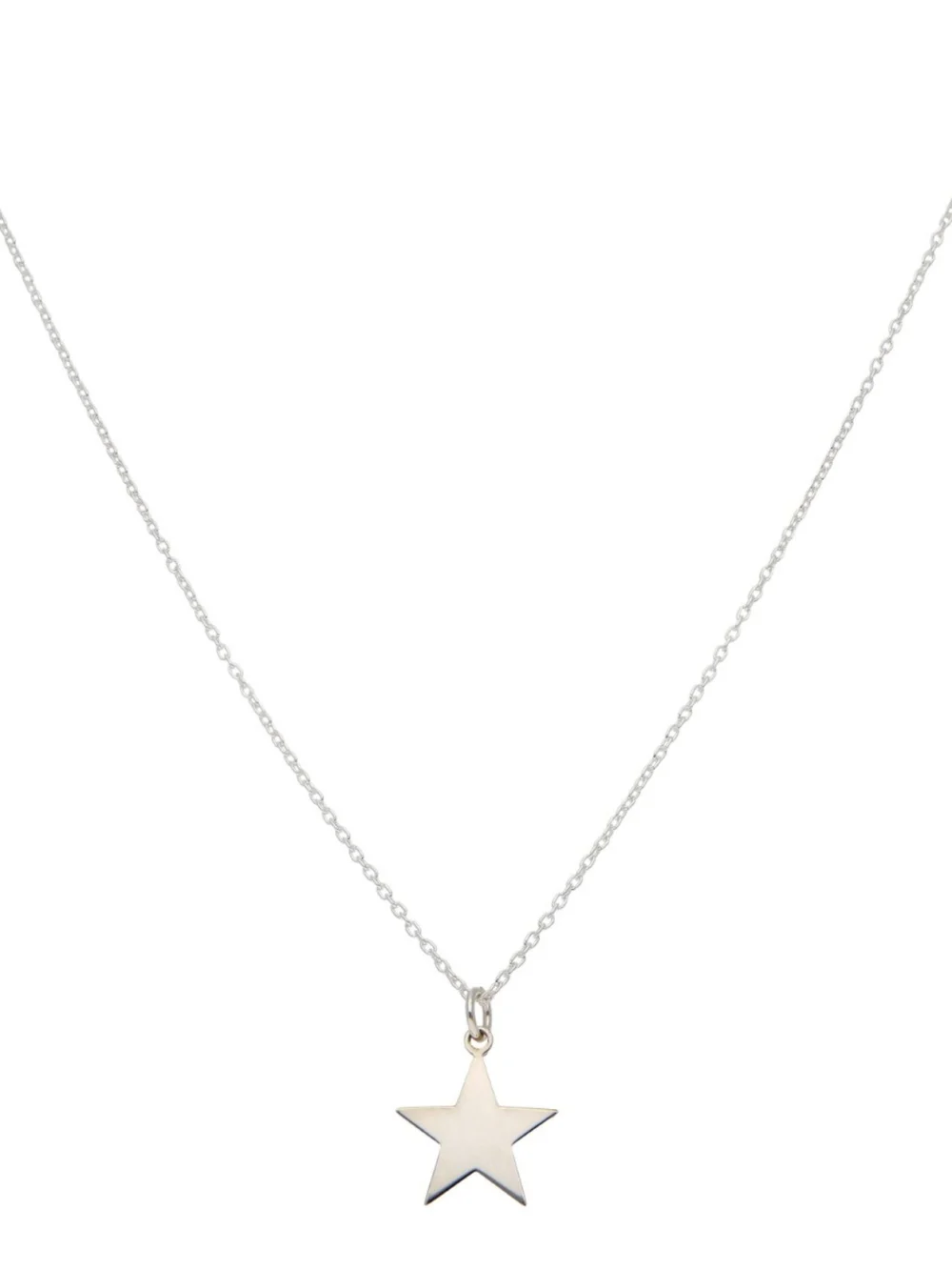 William May Sterling Silver Star Pendant & 18" Necklace