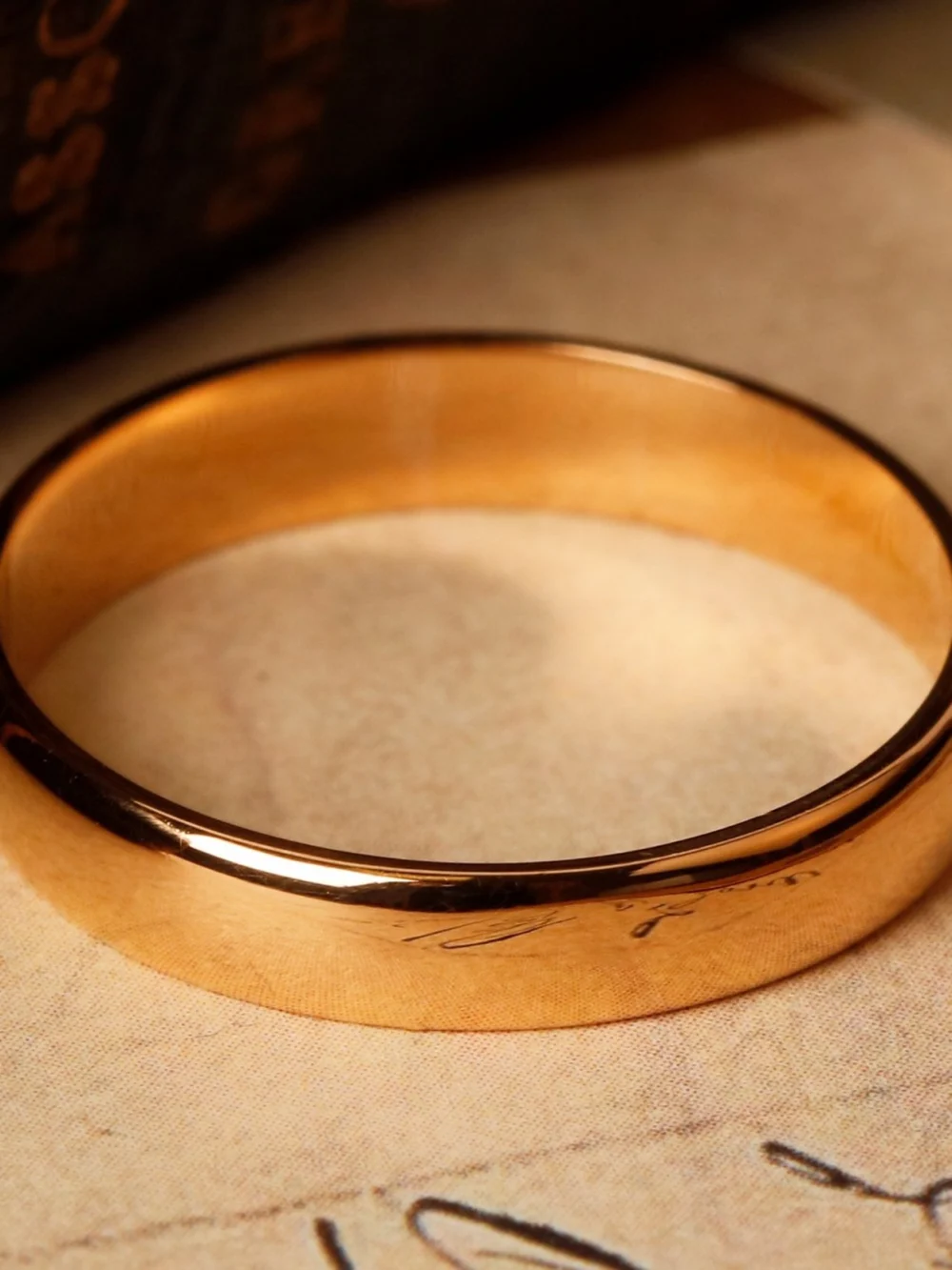 William May Vintage 1913 22ct Gold 3mm Wedding Ring