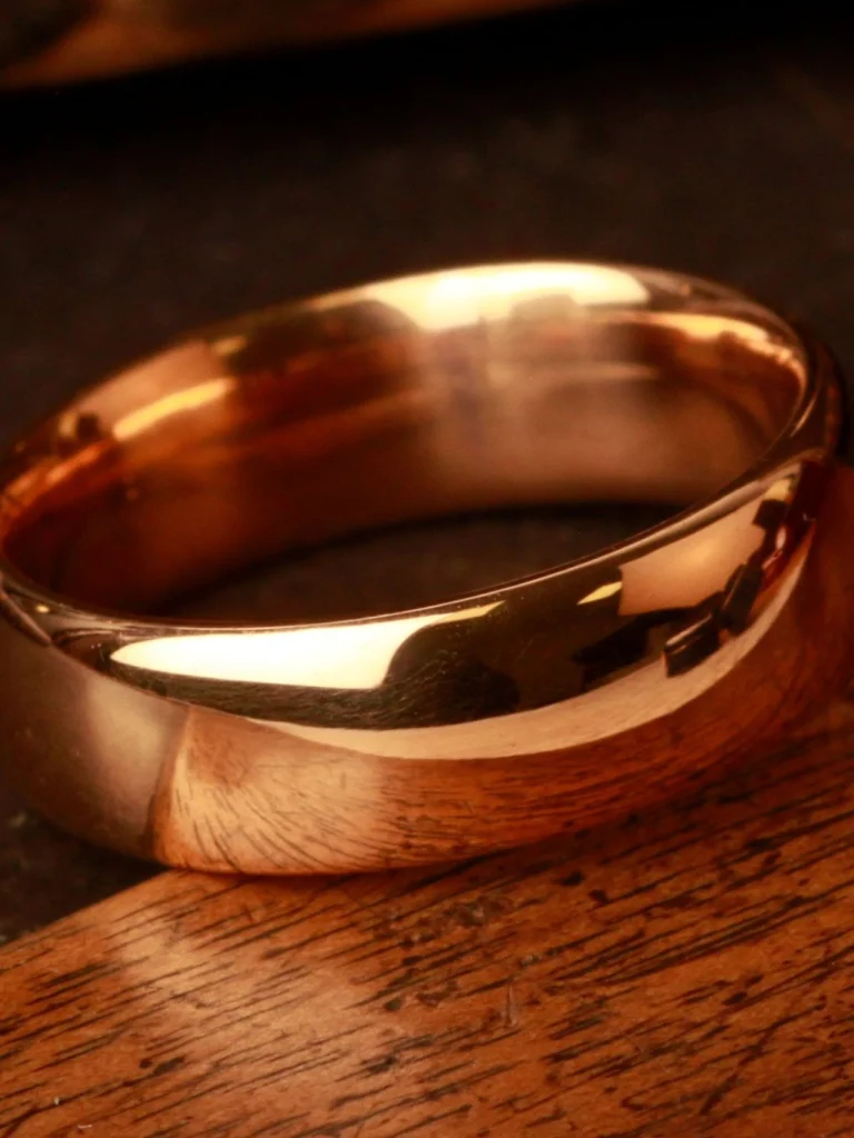 William May Vintage 1920 22ct Gold 6mm Wedding Ring