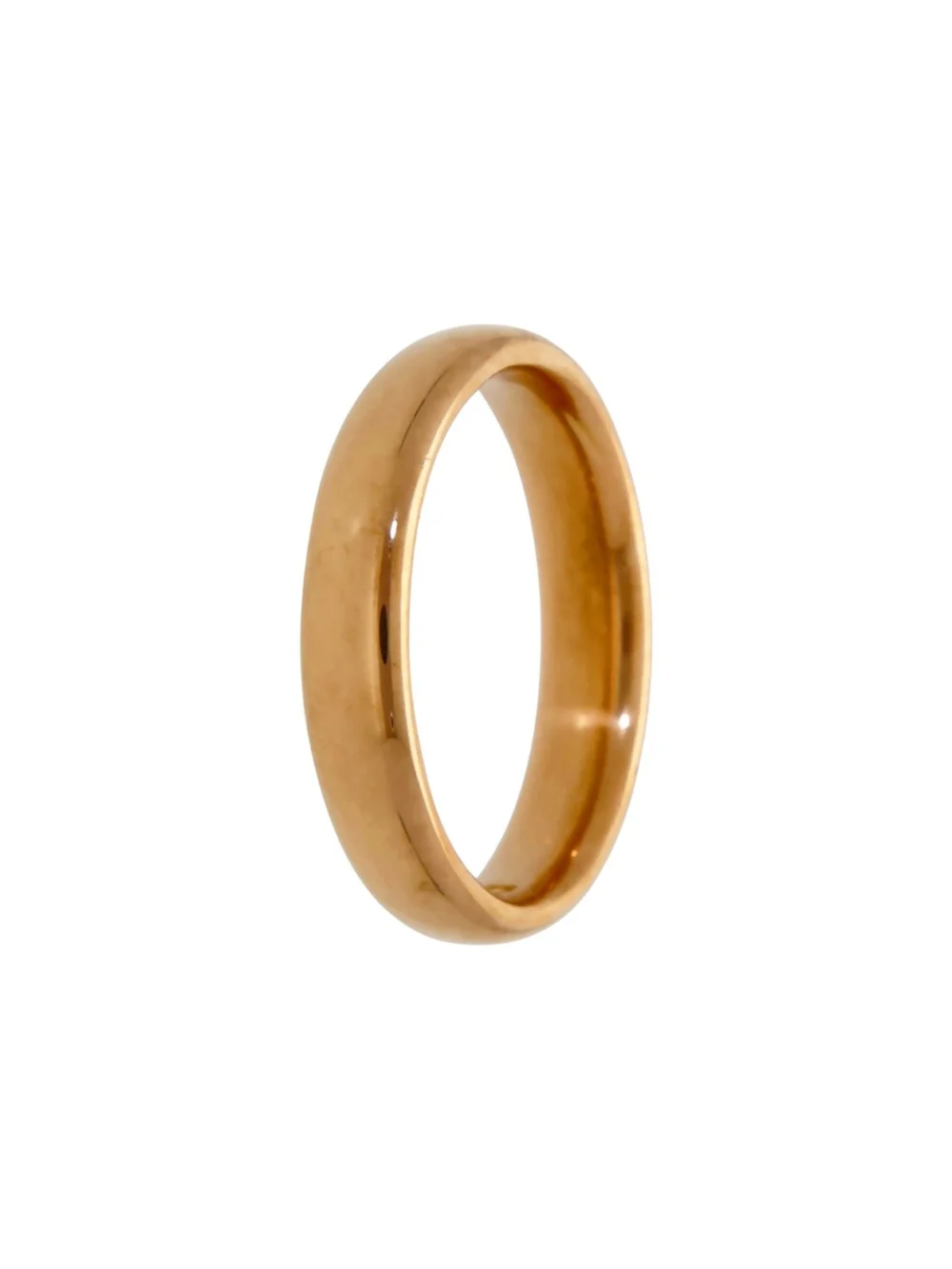 William May Vintage 1924 22ct Gold 4mm Wedding Ring, view 3