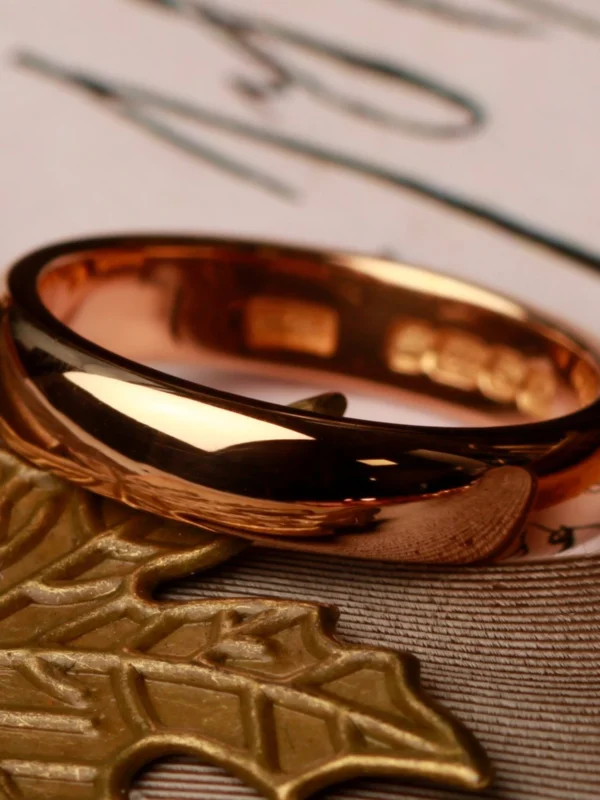 William May Vintage 1928 22ct Gold 4mm Wedding Ring